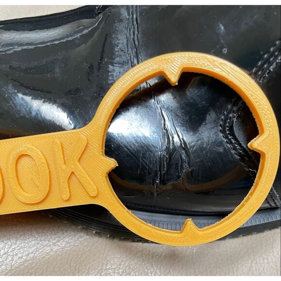 Dr. Martens Flora Smooth patent leather Chelsea boots women’s 9/41black grunge - Picture 11 of 11